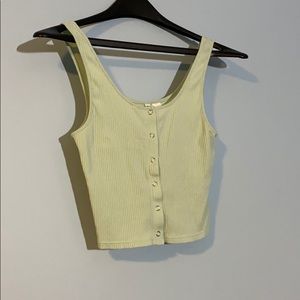 Pale Green Button Up Tank